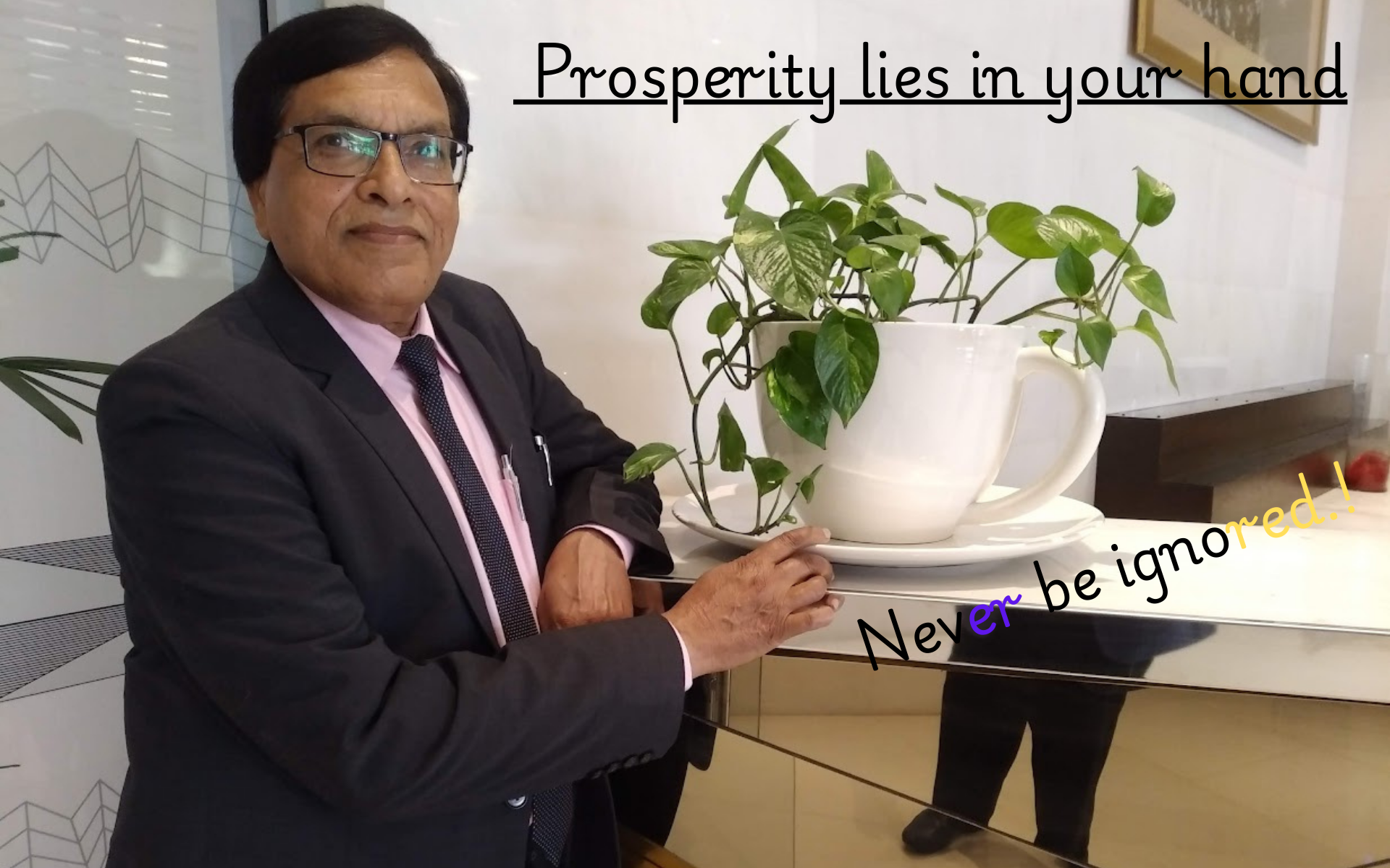 prosperity lies in your hand